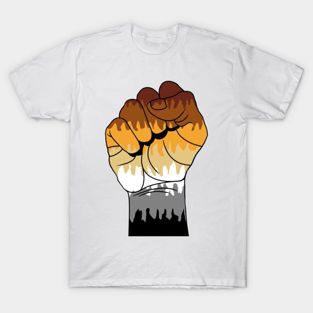 bear fist T-Shirt by Jevaz